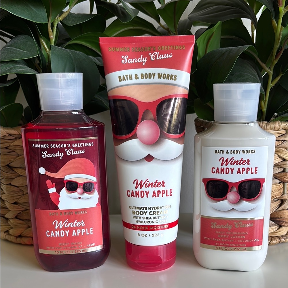 Winter Candy Apple Body Set Bath & Body Works